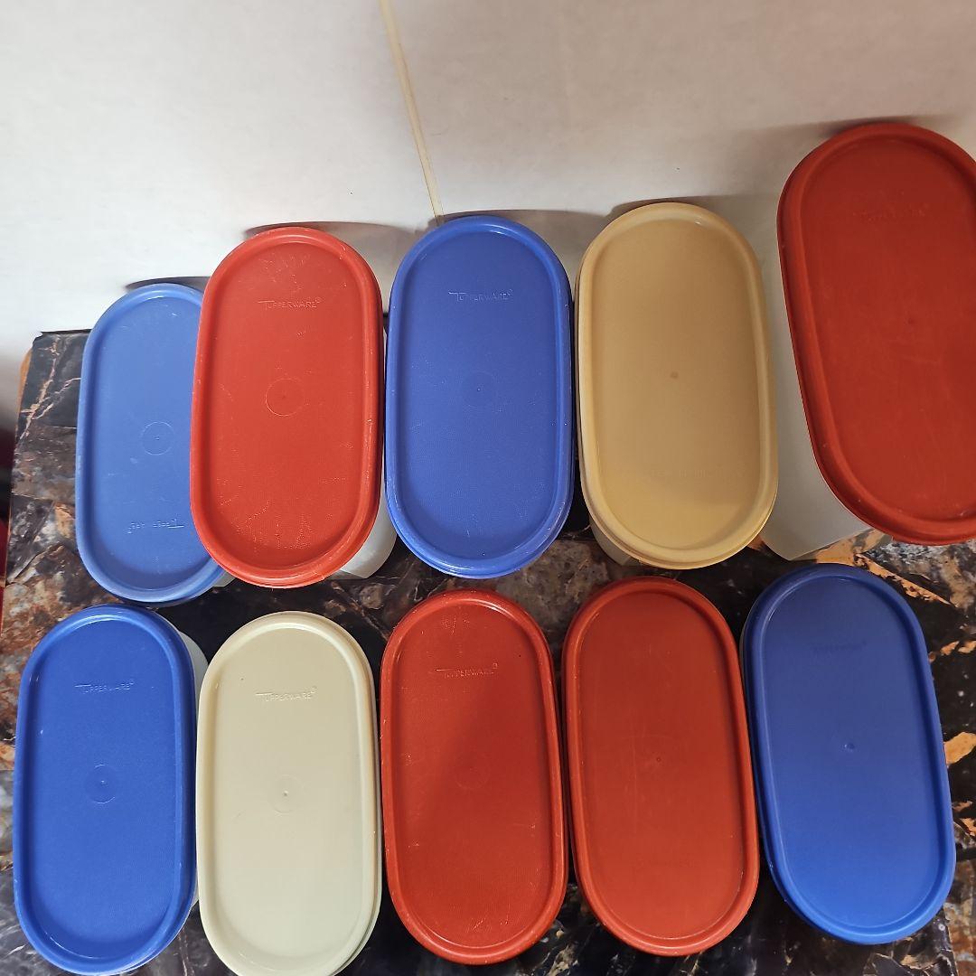 タッパーウェアMM楕円10個組