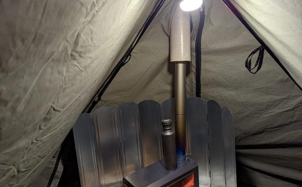 4シーズンポリコットンテント6角チムニー340x240cm