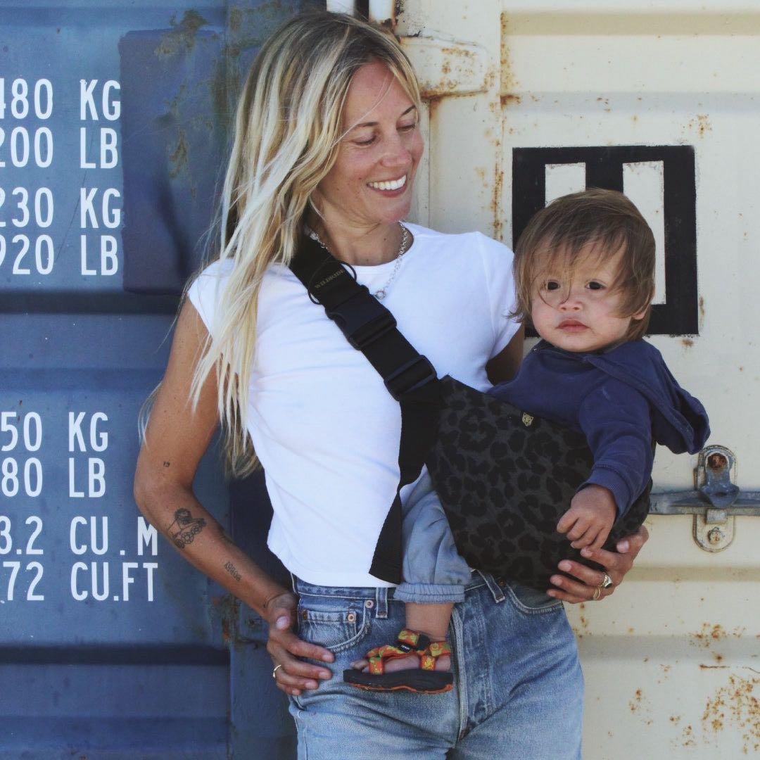 【未使用に近い】WILDRIDE アクティブキャリー グレー レオパード