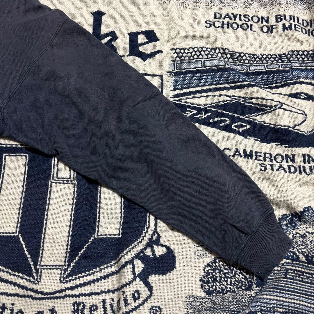 ボロ　80s champion リバースウィーブ　サンフェード　ナス紺　USA製