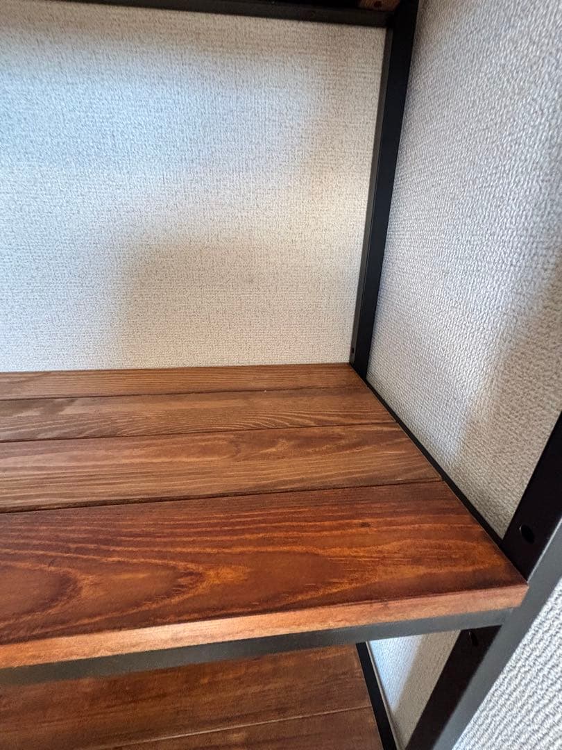 組立済　収納棚 木製　オープンラック 4段シェルフ TABAS ラック　ヴィン