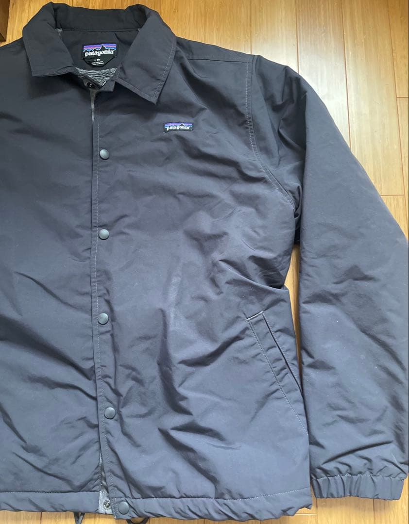 patagonia ラインド イスマスコーチズジャケット ブラック Lサイズ