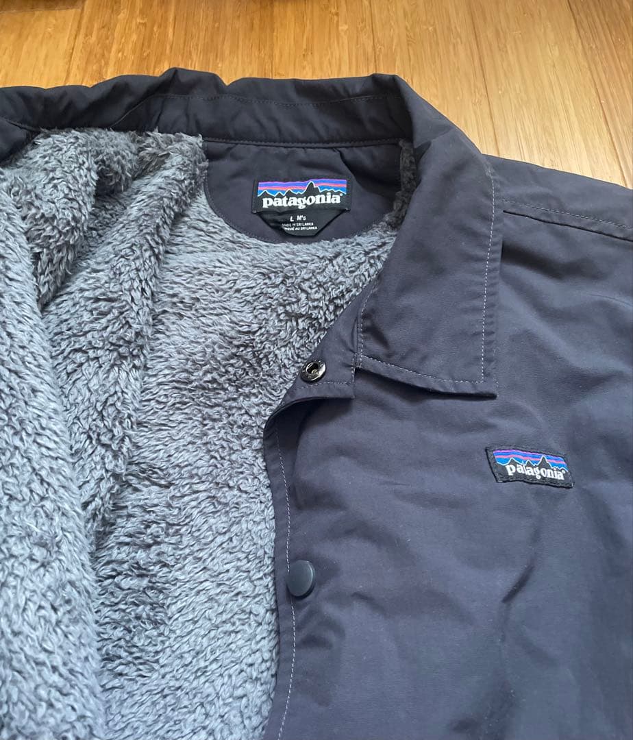 patagonia ラインド イスマスコーチズジャケット ブラック Lサイズ
