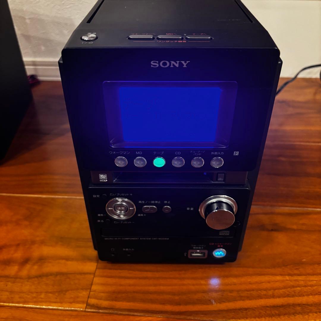 ソニー　ウォークマン・CD・MD・カセットコンポ　SONY CMT-M35WM