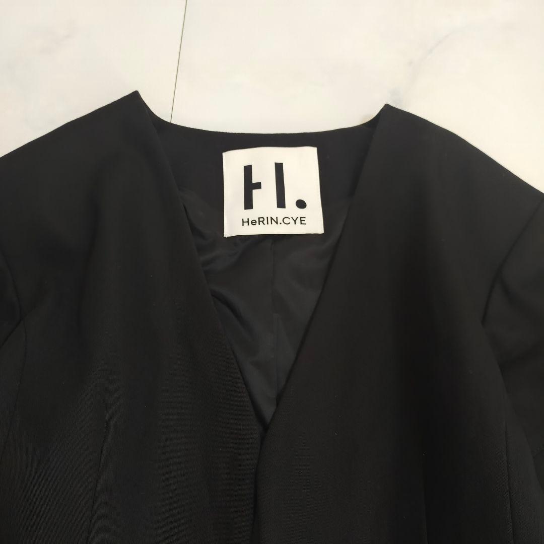 ヘリンドットサイ　クロ　HeRIN.CYE CLO ノーカラージャケット