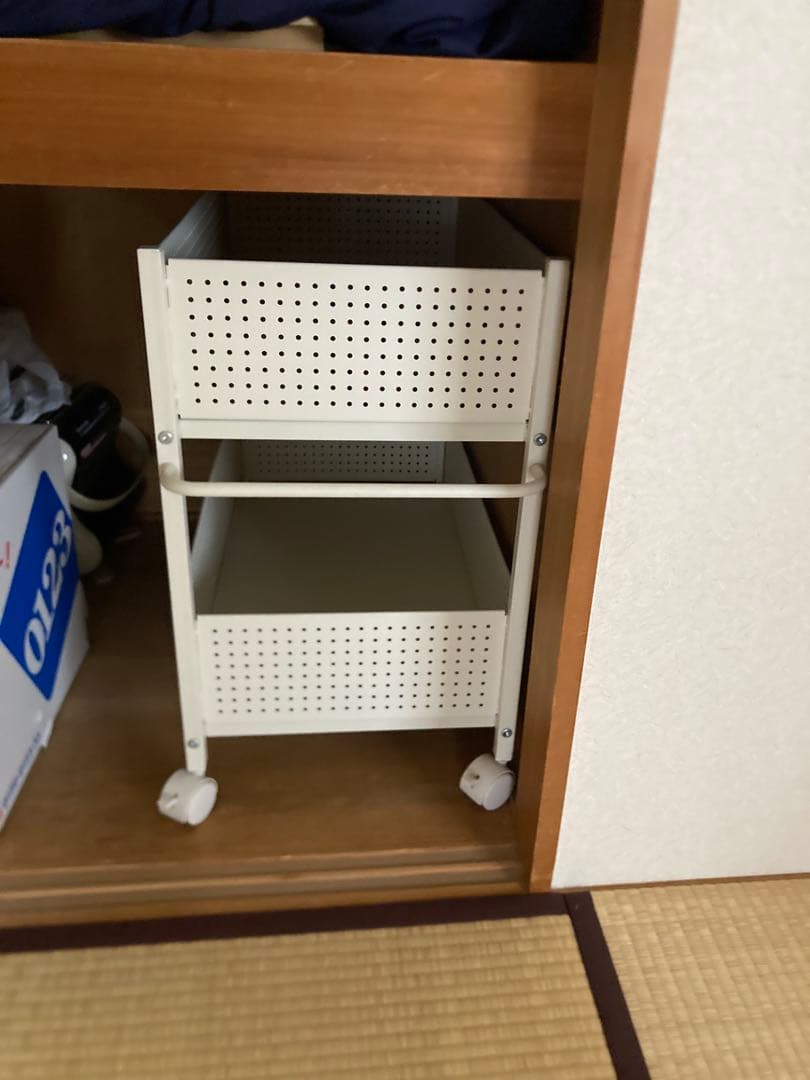 山善 YAMAZEN 頑丈 収納ラック キャスター付き 2個組