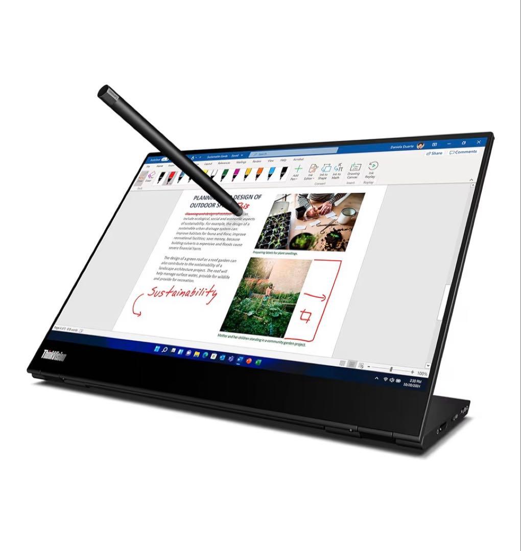 新品未開封！レノボThinkVision M14t Gen63FDUAR6JP