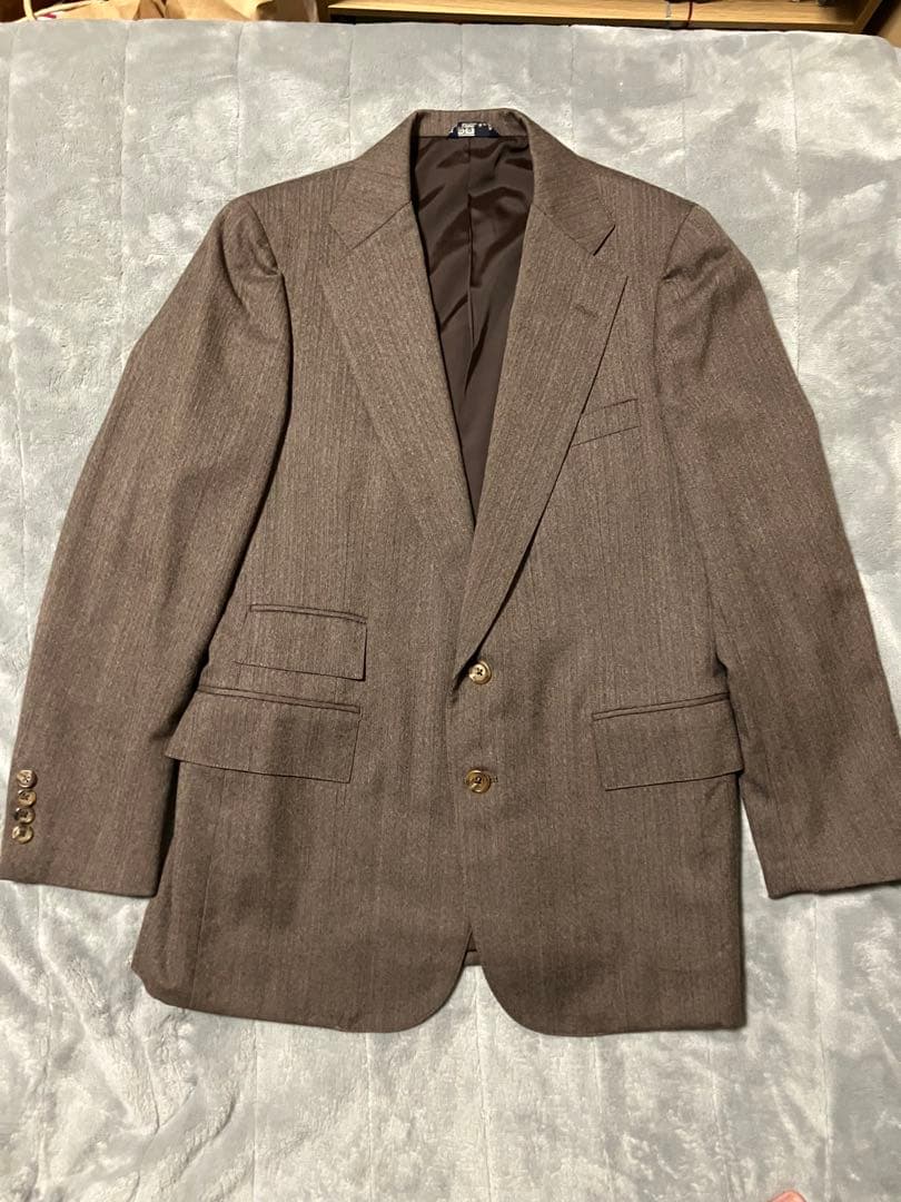 【ポロラルフローレン】ヘリンボーンスリーピーススーツ