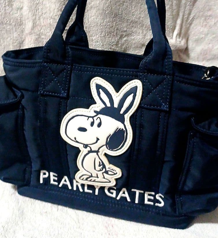【美品】パーリーゲイツ　スヌーピー　カートバッグ