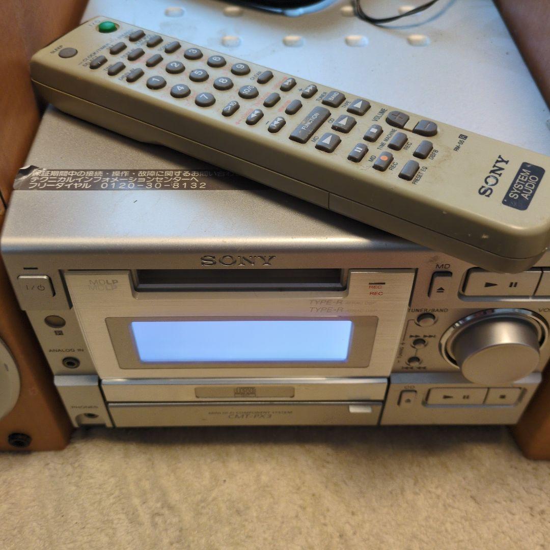 ソニー CMT-PX3 SONY ミニコンポ 通電確認済み ジャンク品扱い
