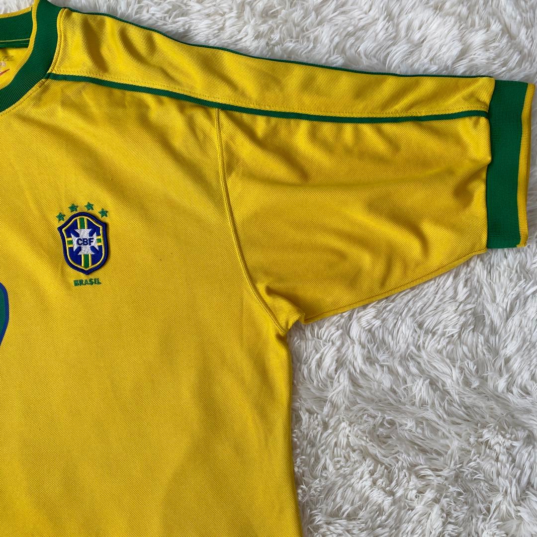 【ナイキ】　ブラジル代表　ロナウド　98フランスW杯　当時物　イギリス製　XL