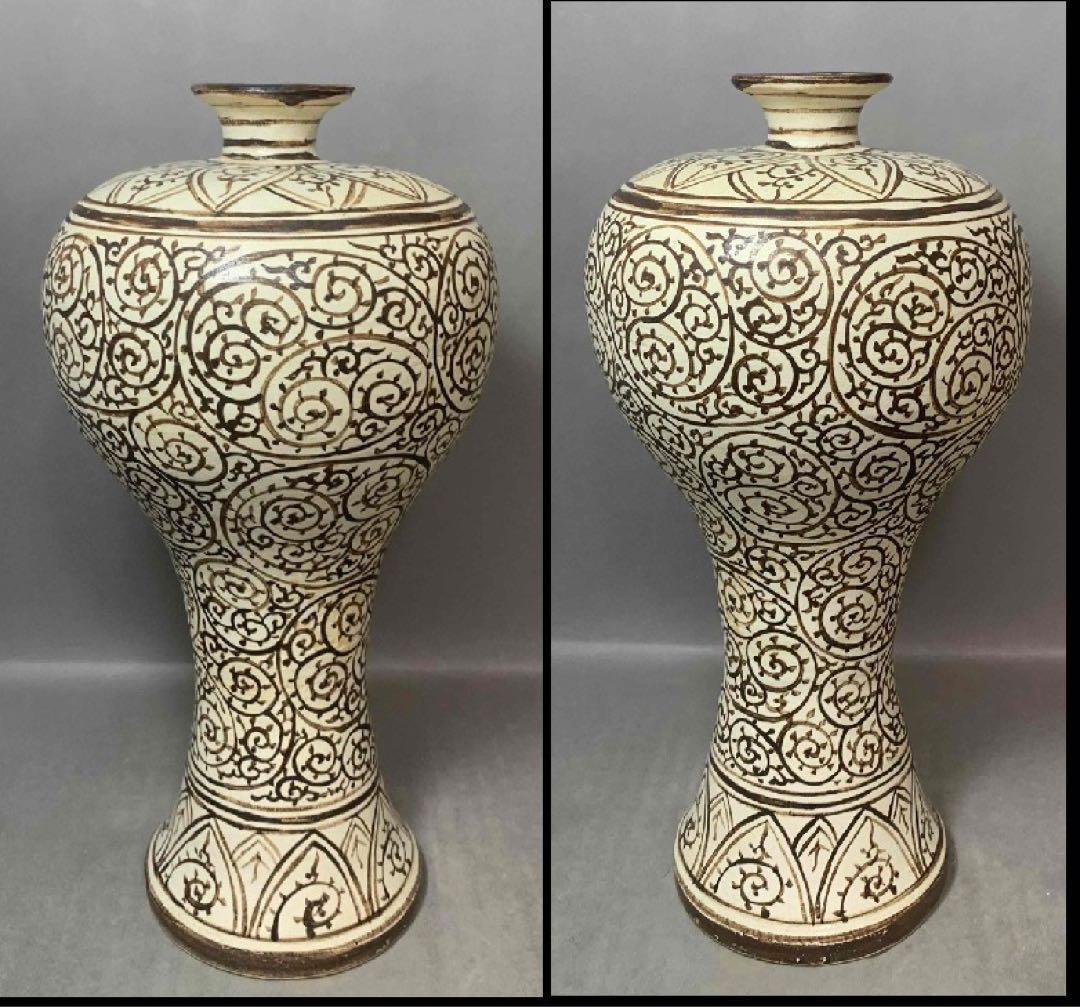 中国 蛸唐草瓶子　f2250408