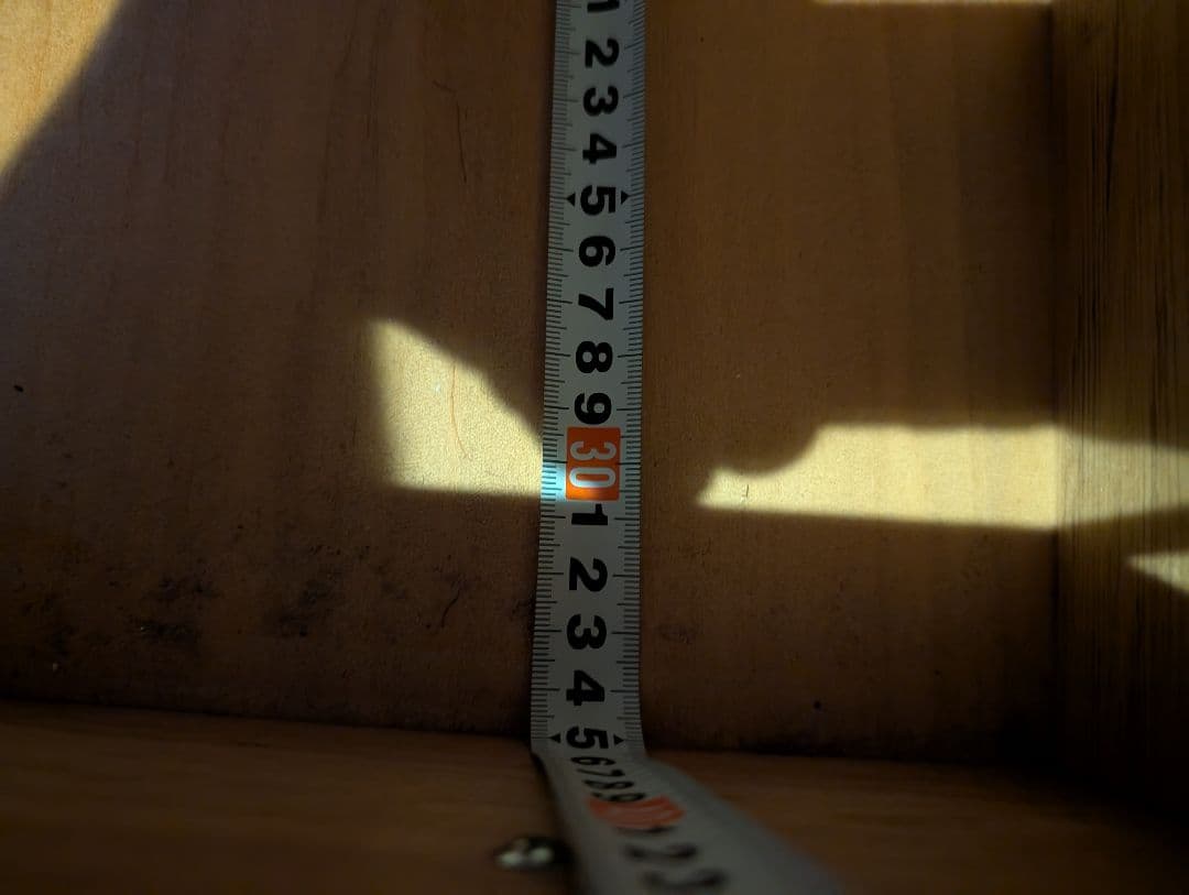 makさん専用オーク材 5段チェスト ブラウン