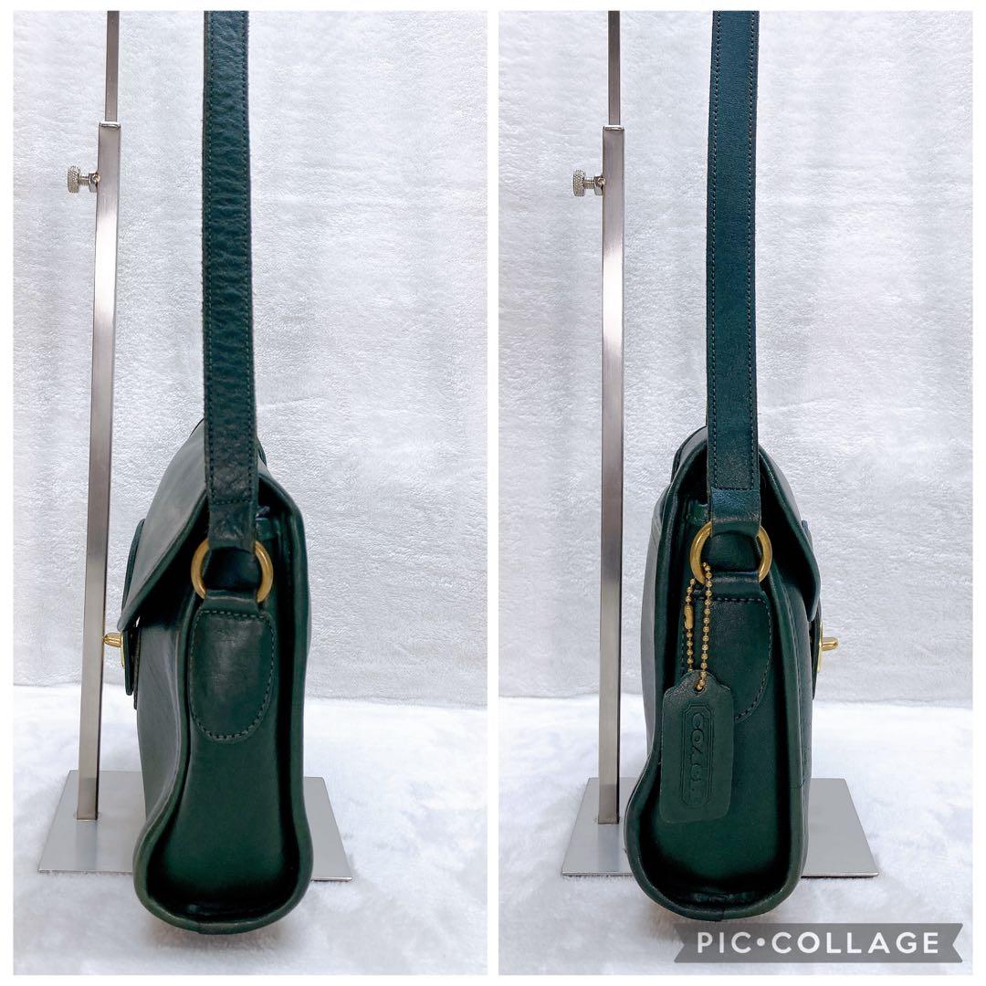 バッグ Vintage Coach Green Devon Turn Rock rare