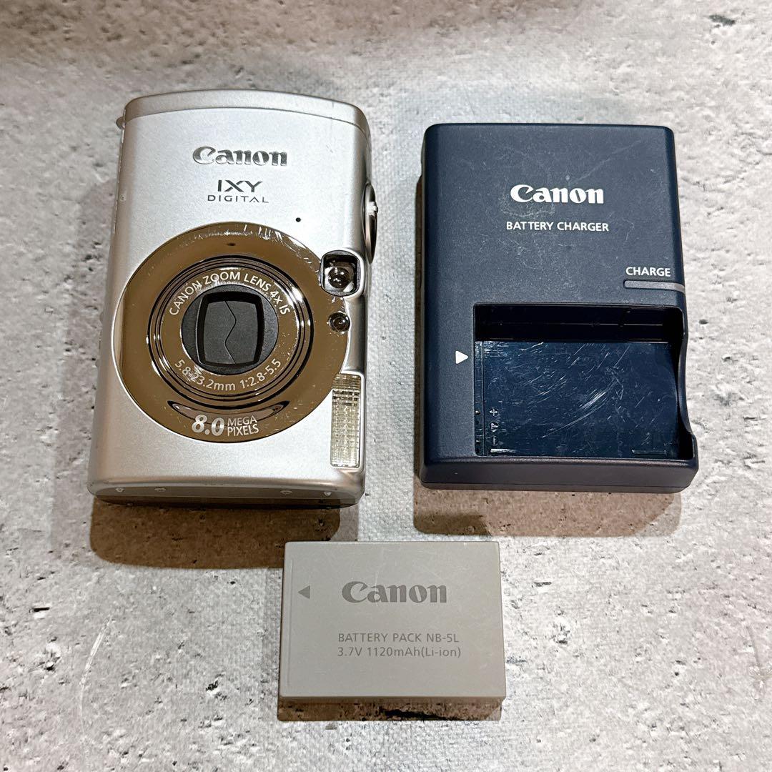 【美品】Canon IXY DIGITAL 810 IS シルバー 付属品あり