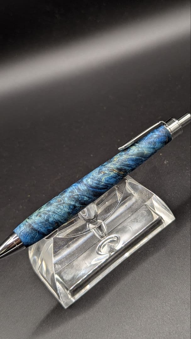 396ペン工房翌檜　スタビライズドウッドバーチバール　木軸シャーペン　ボールペン