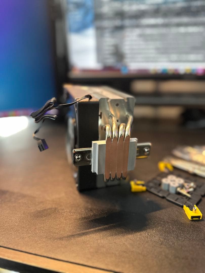 【格安‼️】ホワイトpcケースand CPUクーラーセット✨3連ファン、ファン