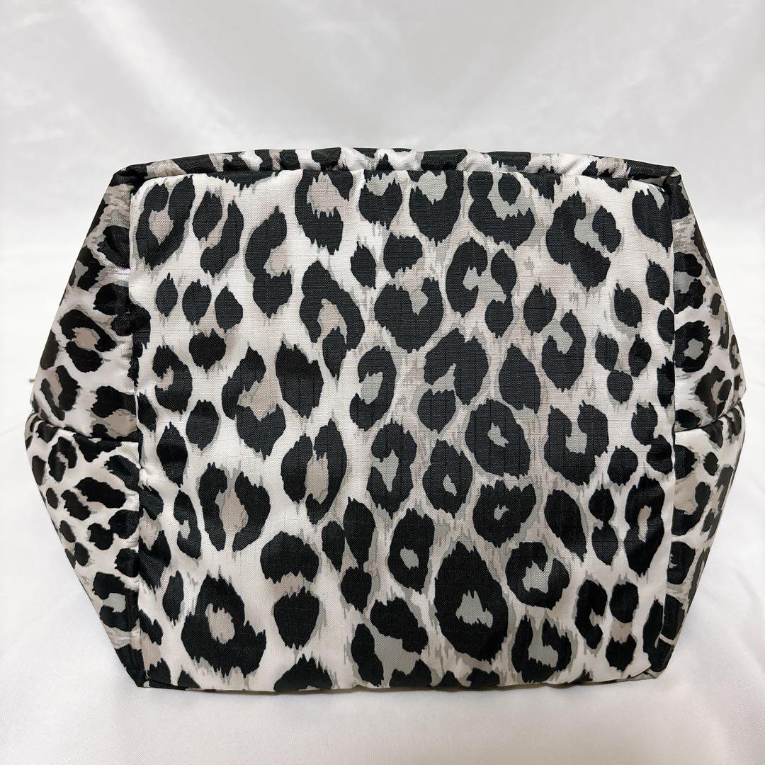 【美品】レスポートサック メゾンドリーファー コラボ レオパード ホワイト