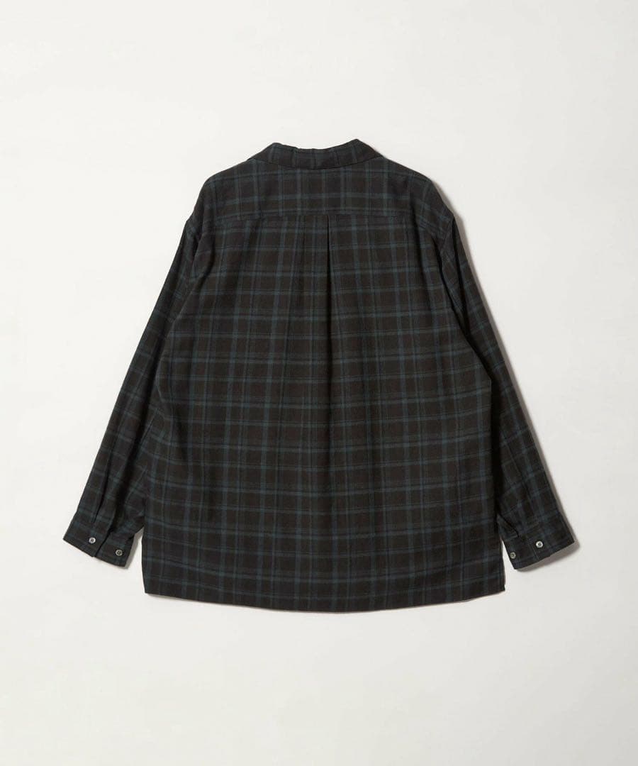 ＜Steven Alan＞ネル マドラスチェック オープンカラー シャツ BOX