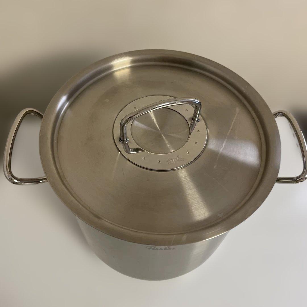 Fissler ステンレススチール 寸胴鍋　24センチ