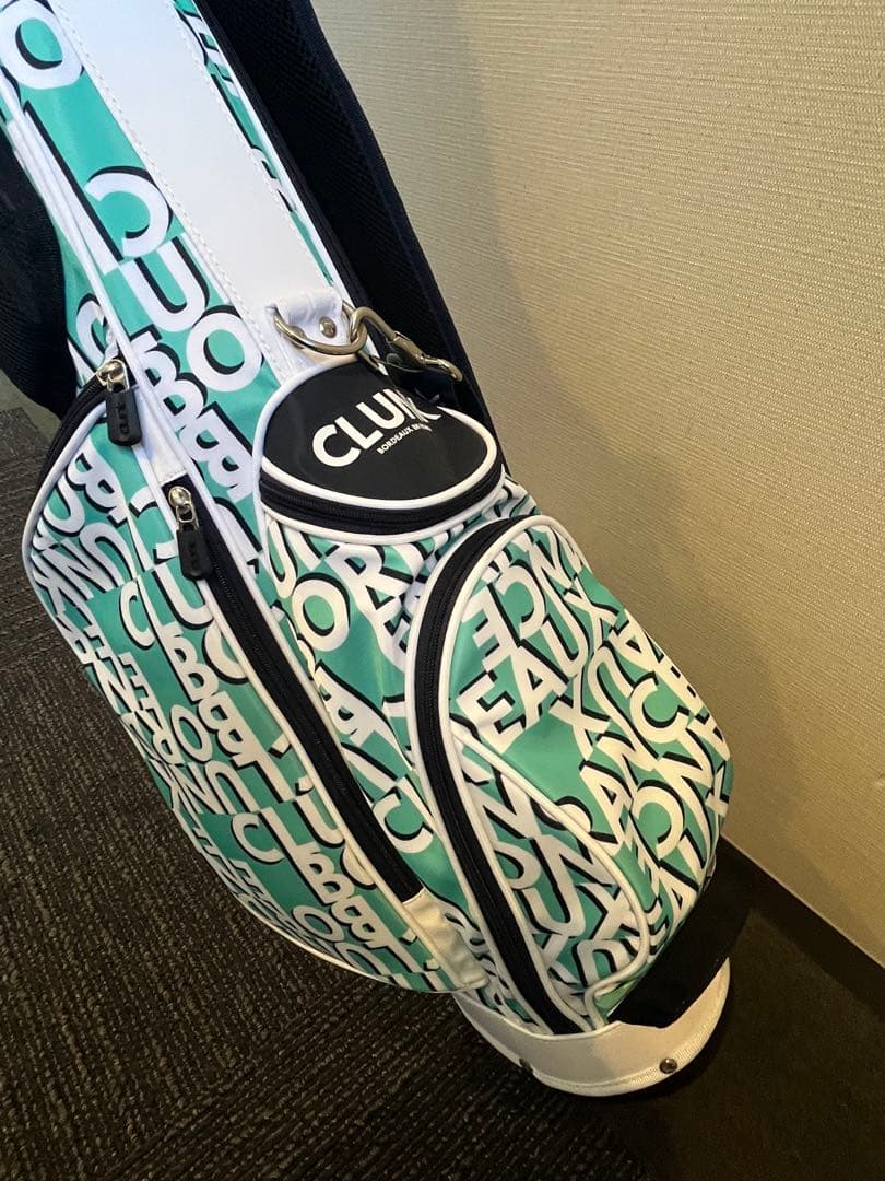 クランク　スタンド型キャディバッグ➕ボールポーチ(距離計入れ)➕フック付きタオル