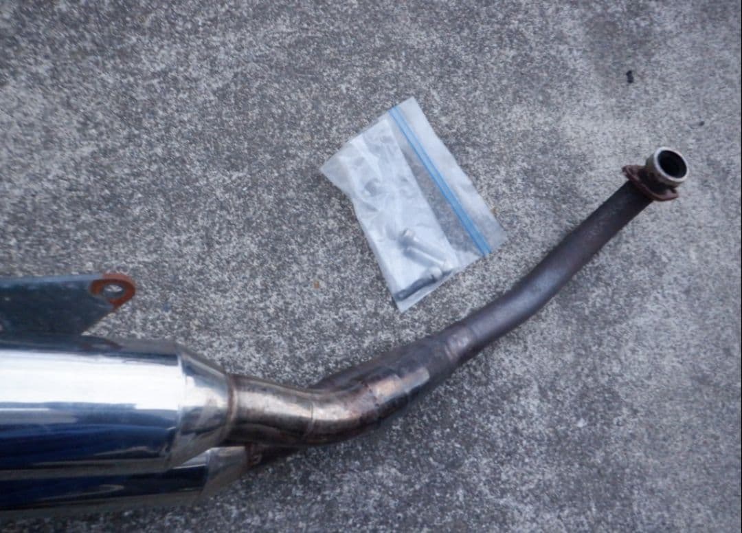 グランドマジェスティ250 SG15J 2本出しマフラー EXガスケット付き