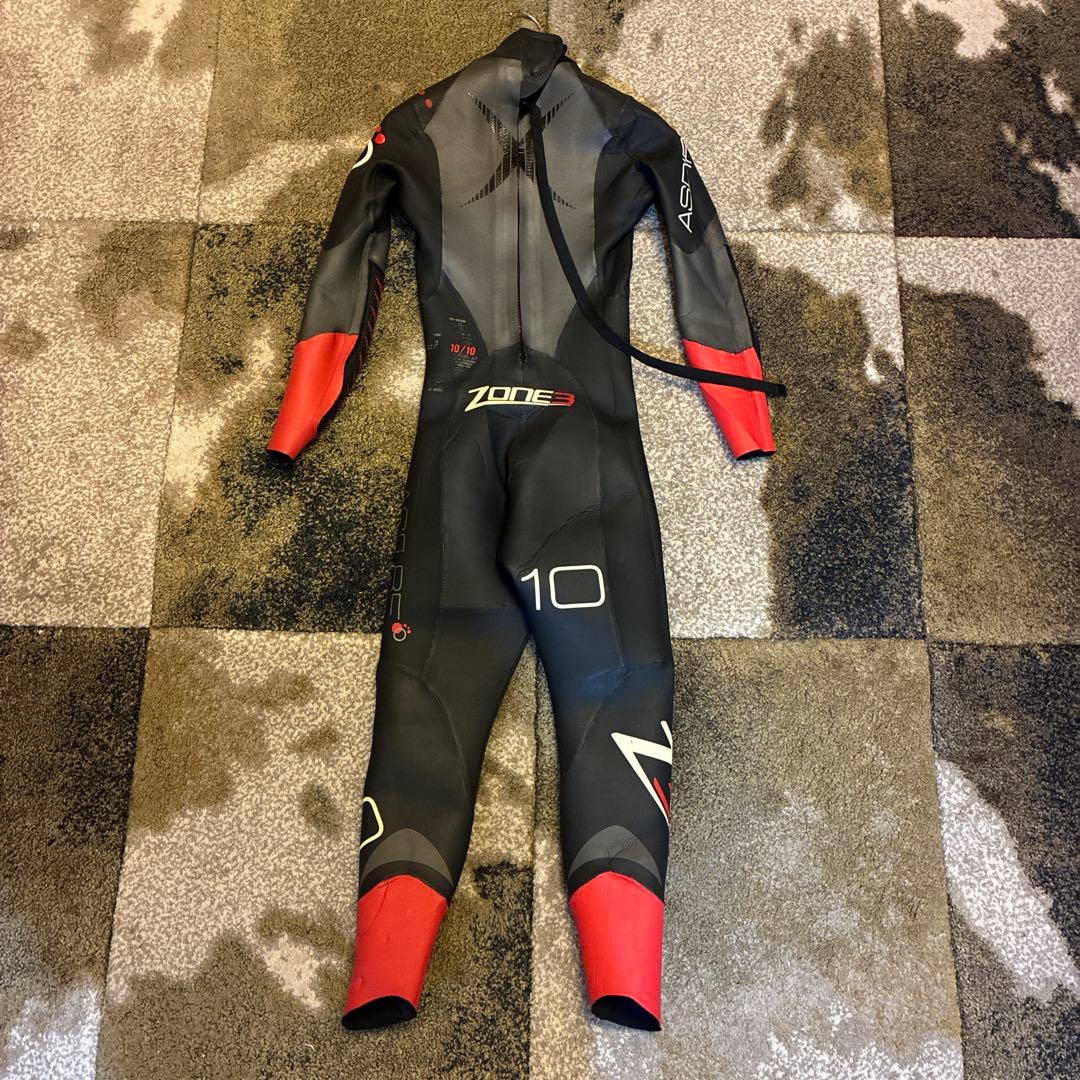 Zoneトライアスロン用ウェットスーツ メンズSM(現在はS〜XS相当)