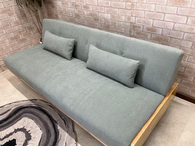 ソファーベッド　ソファ　コーデュロイ　北欧風　新品