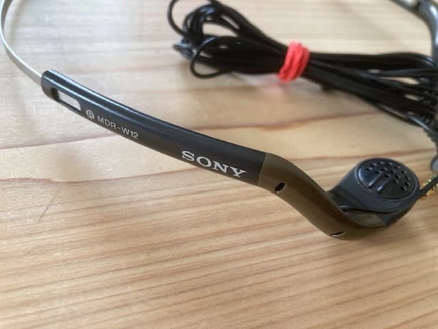 超希少美品 高音質 整備済完全動作品 バーチカル ヘッドホン MDR-W12