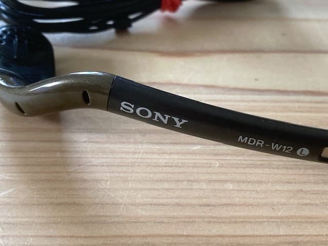 超希少美品 高音質 整備済完全動作品 バーチカル ヘッドホン MDR-W12