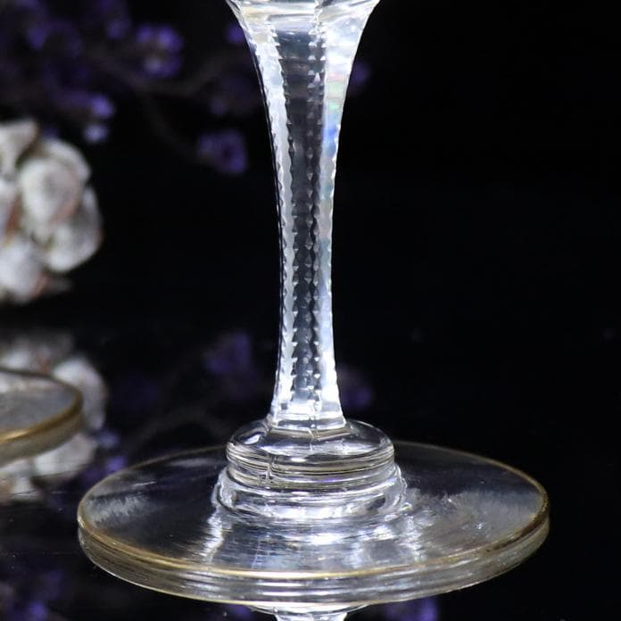 オールド・バカラ 1900年頃 金彩 グラス２客 ゴールド アンティーク