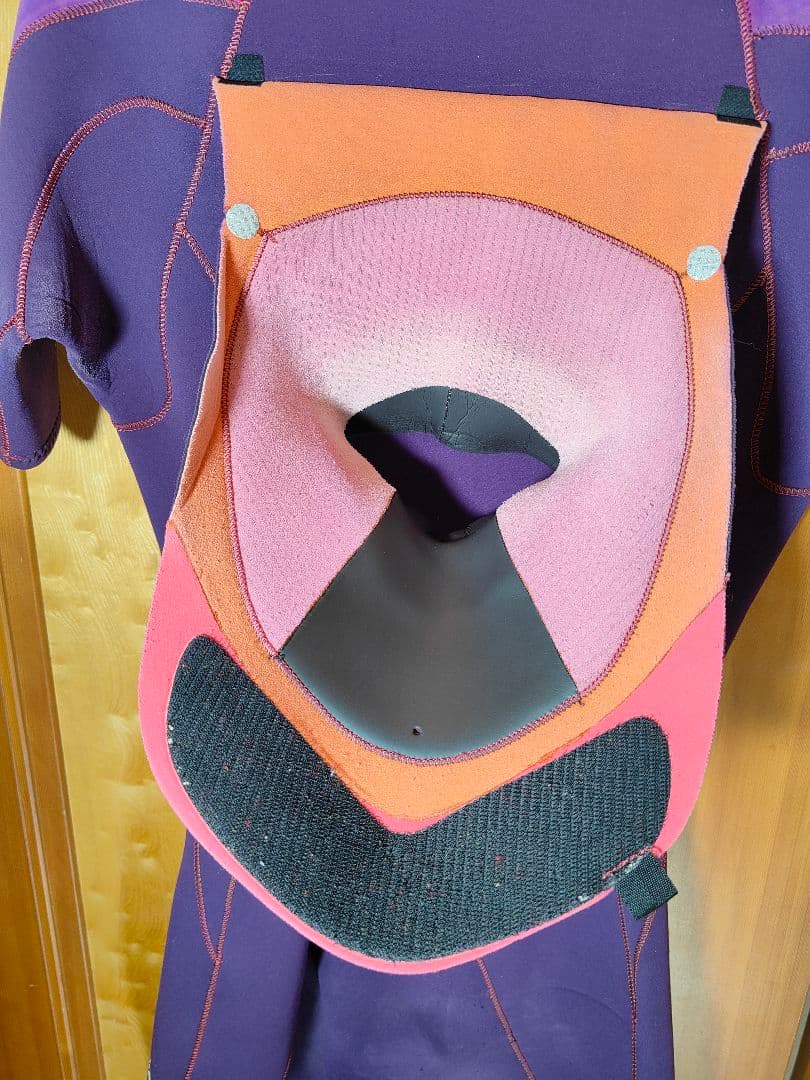 【美品】MAXIM 正規品　パープル　高級ウエットスーツ　ノンジップ　スプリング