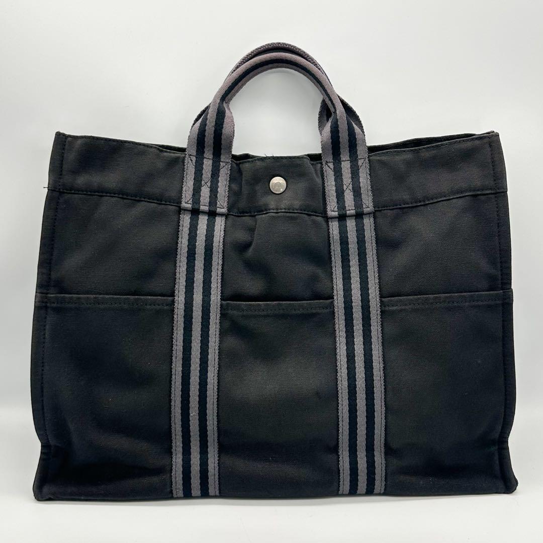 エルメス フールトゥ MM ビジネスバッグ ダークグレー　ブリーフケース