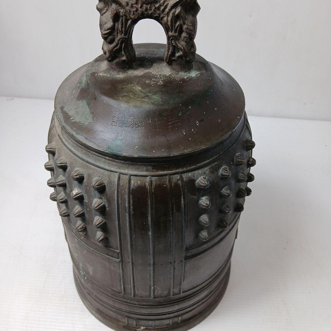 青銅製 獅子持ち手の工芸品