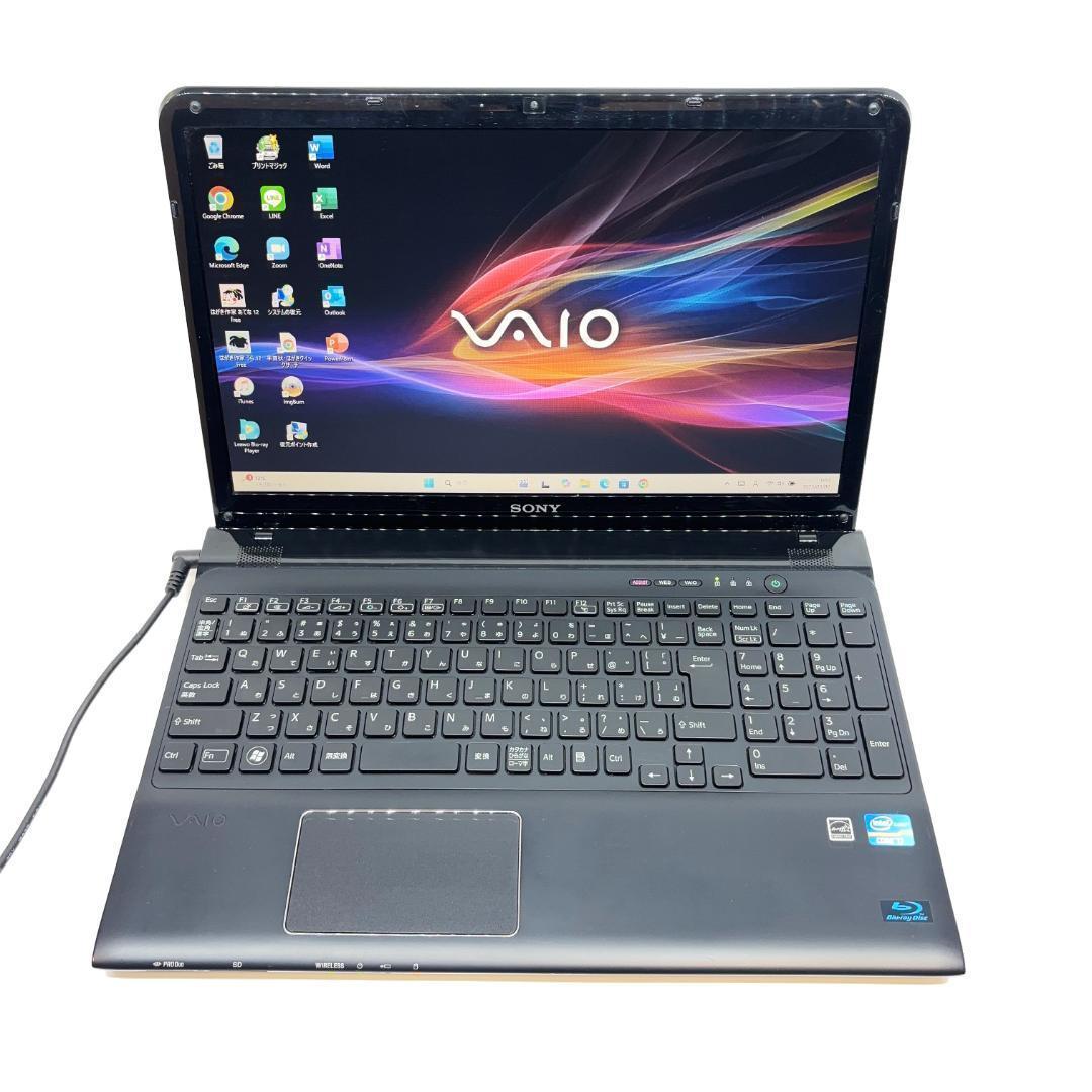 VAIO/ノートパソコン/Corei7/新品SSD/オフィス/Win11/A9