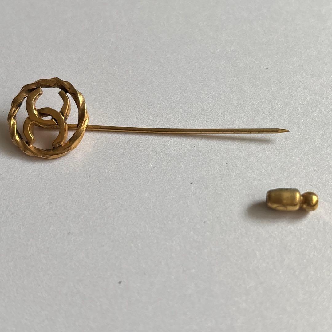 CHANEL レトロ ピンブローチ used