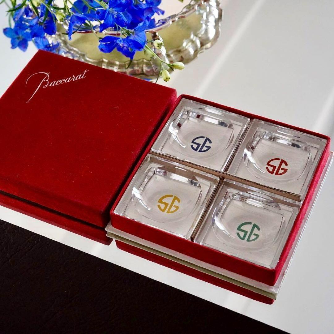 美品★オ－ルドバカラ★バターディッシュ 皿★塩入れ★ジョセフィーヌ ベイカー希少