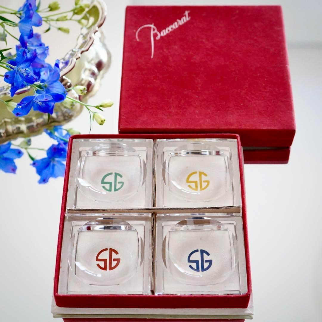 美品★オ－ルドバカラ★バターディッシュ 皿★塩入れ★ジョセフィーヌ ベイカー希少