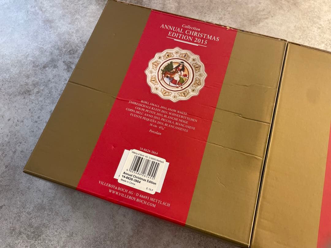 Villeroy&Boch ビレロイアンドボッホ クリスマスプレート 3枚