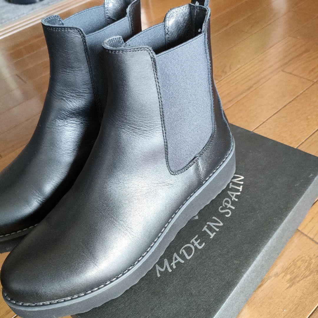 BONTRE （ ボントレ ） 本革 サイドゴアブーツ美品 23.5