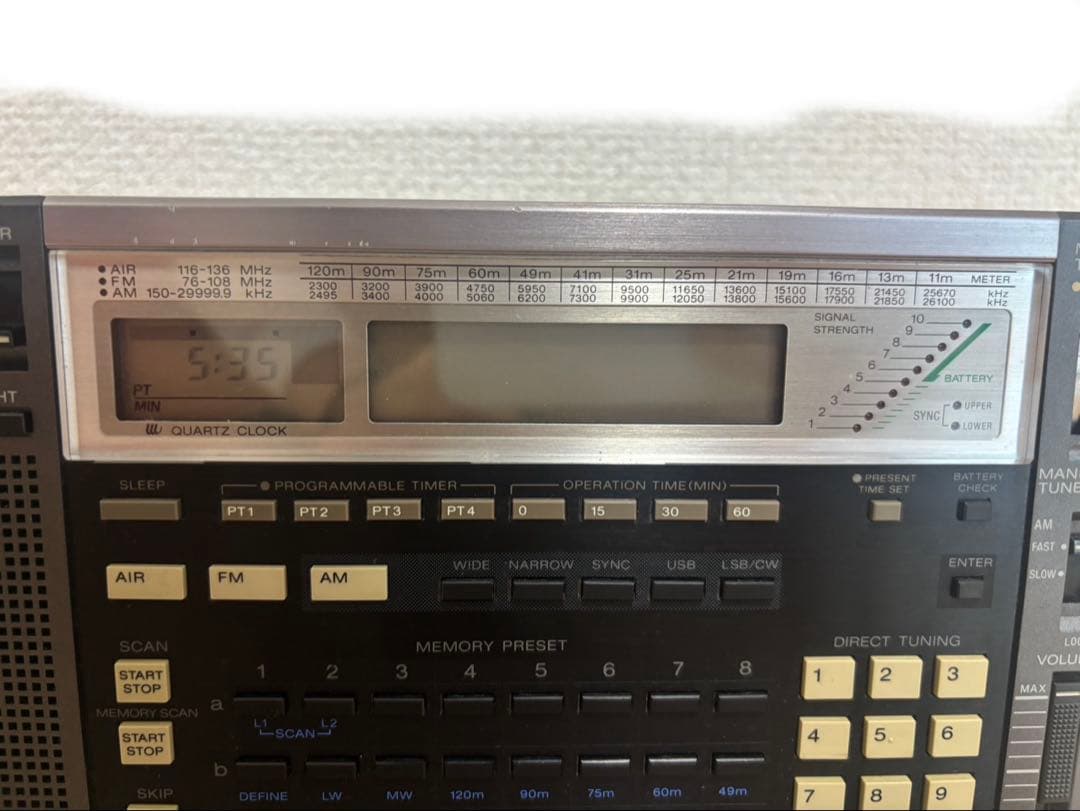 SONY ICF-2001D 動作確認済み