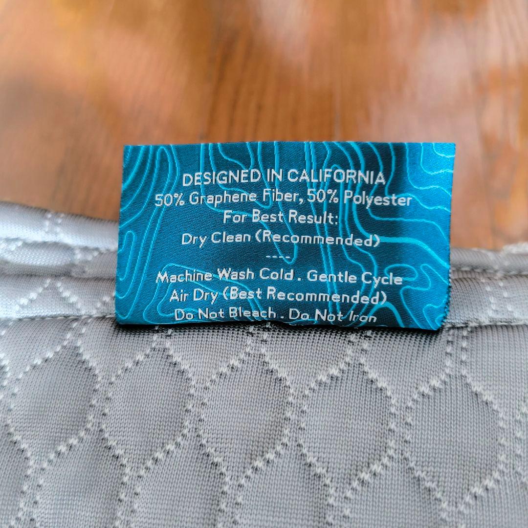 HILU. 温度調整ブランケット グレー　ラージサイズ