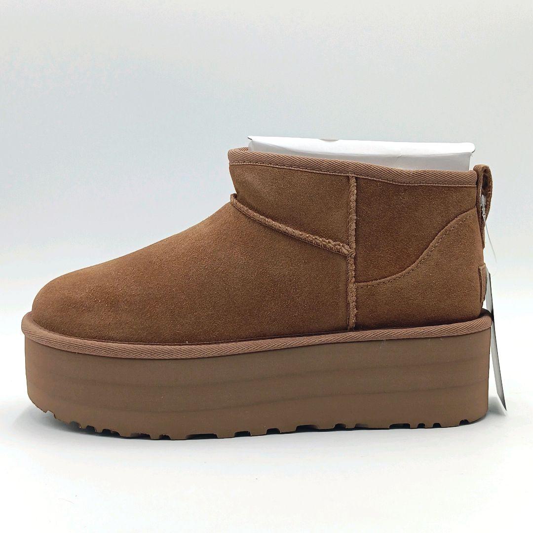 【未使用】アグ UGG クラッシック 厚底 ムートンブーツ 25cm