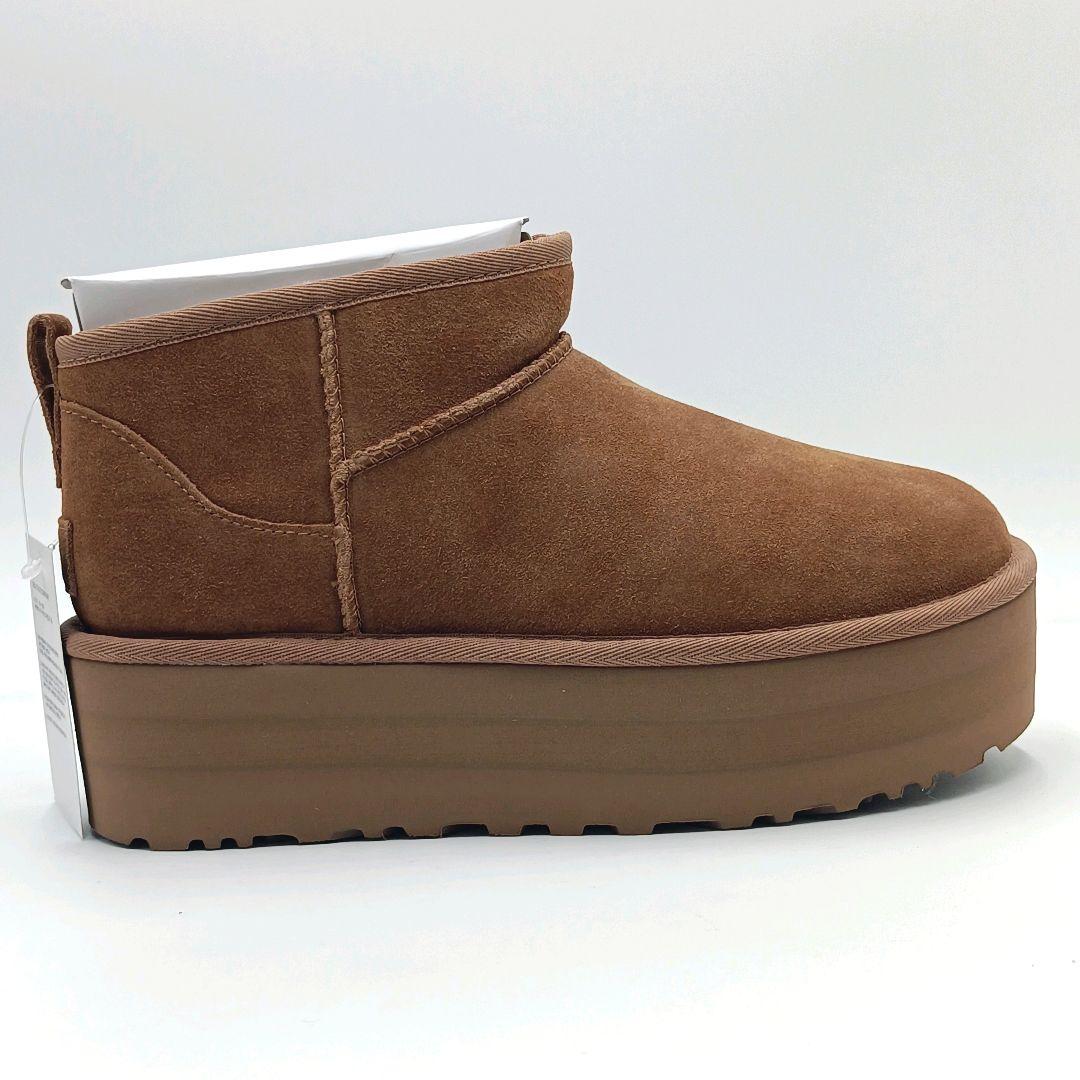 【未使用】アグ UGG クラッシック 厚底 ムートンブーツ 25cm