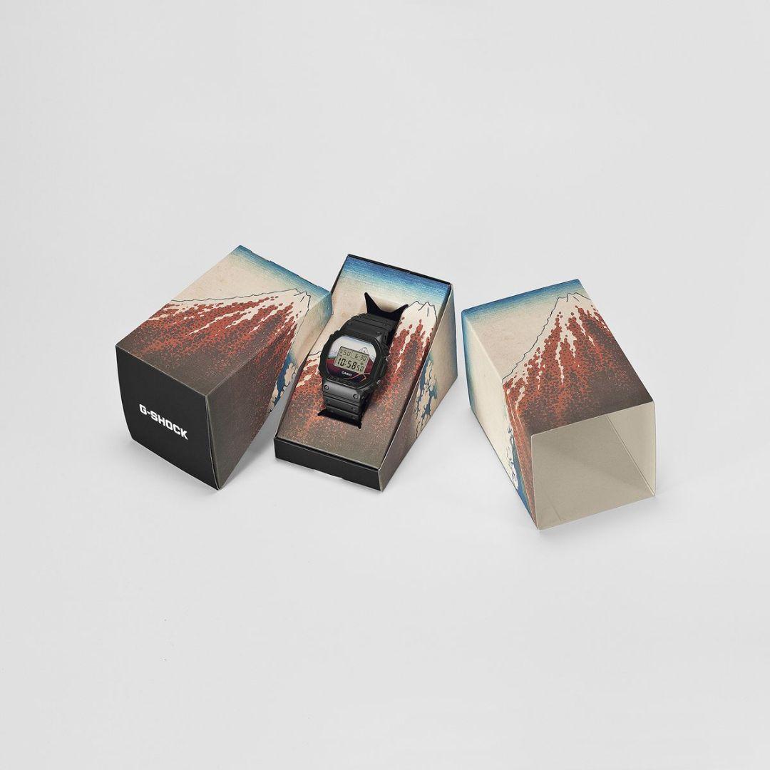 新品　DW-5600KHSH25-1JR　G-SHOCK　葛飾北斎　山下白雨