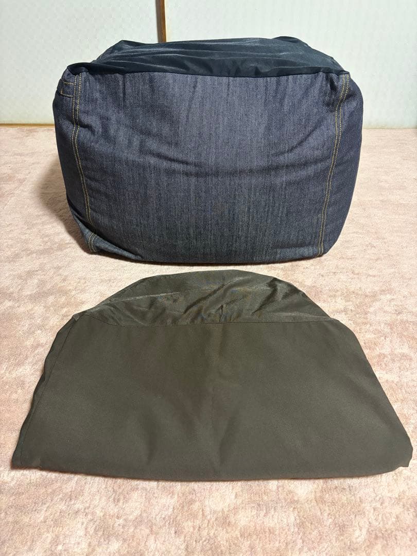 【3点セット】無印良品　体にフィットするソファ（小）本体＋カバー2枚