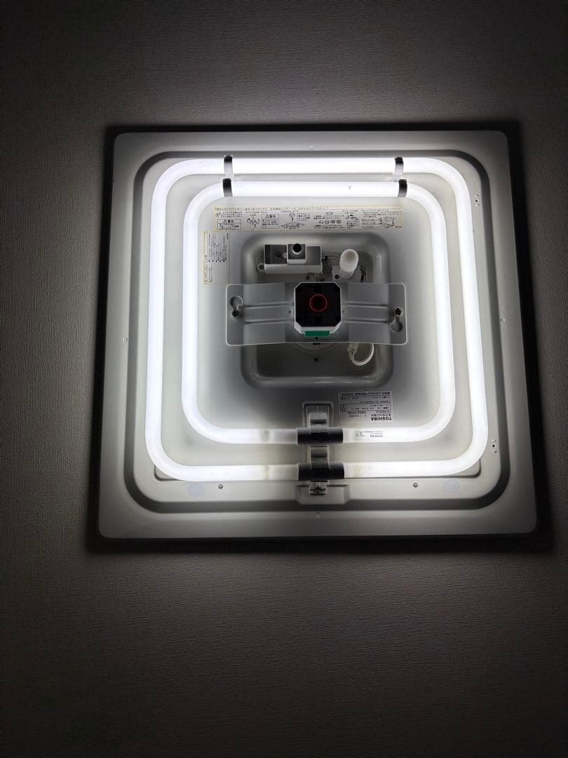 調光可能スクエアシーリングライト　3個セット