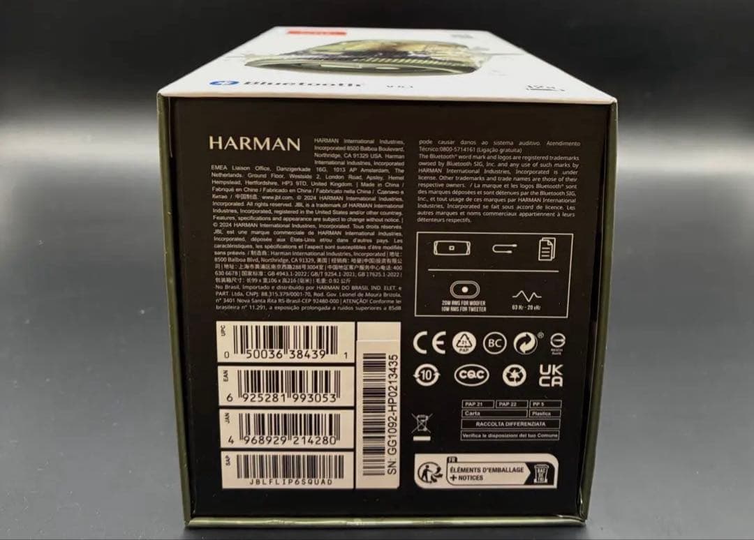 ❤️【新品未開封】JBLFLIP6 Bluetoothスピーカー スクワッド