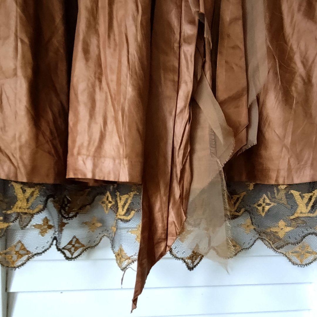 【LOUIS VUITTON】モノグラム柄レース キャミソール 36 美品