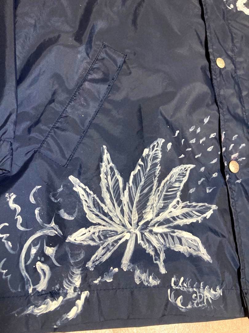 90s Hanes ヘインズ USA製 オリジナル ペイント コーチジャケット